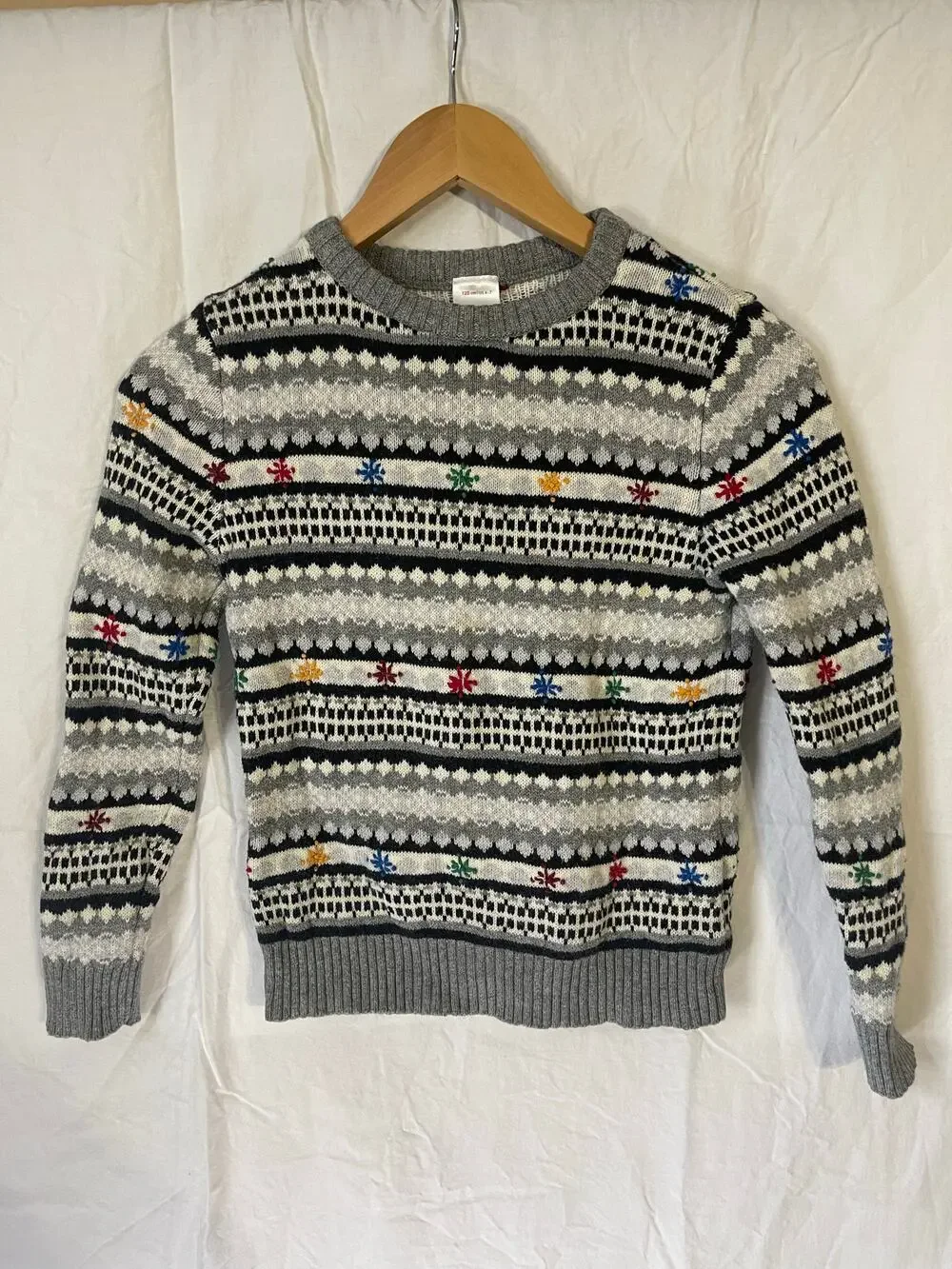 Hanna Andersson kids 6-7 knit sweater